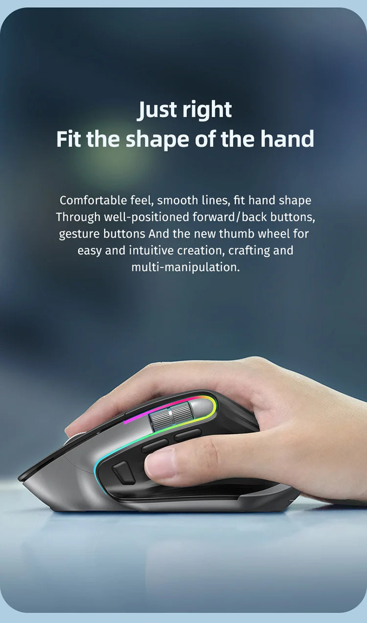 Multi-Device Wireless Bluetooth Mouse