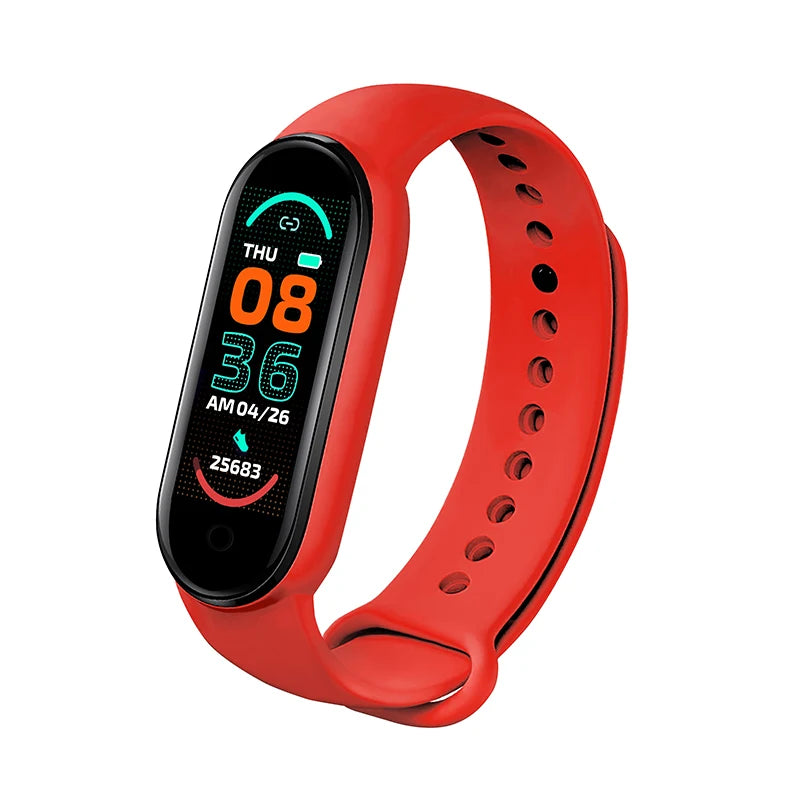 M6 Smart Watch Fitness Tracker with Heart Rate & BP Monitor