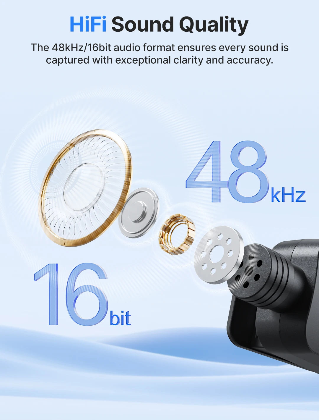 BY-V3 Wireless Lavalier Microphone