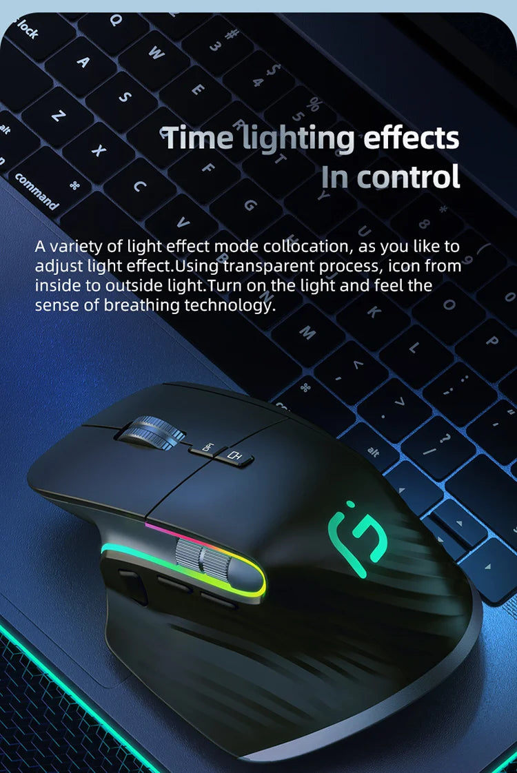 Multi-Device Wireless Bluetooth Mouse