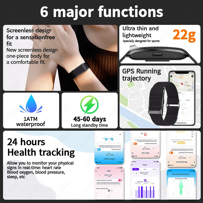 Unisex Smart Fitness Bracelet