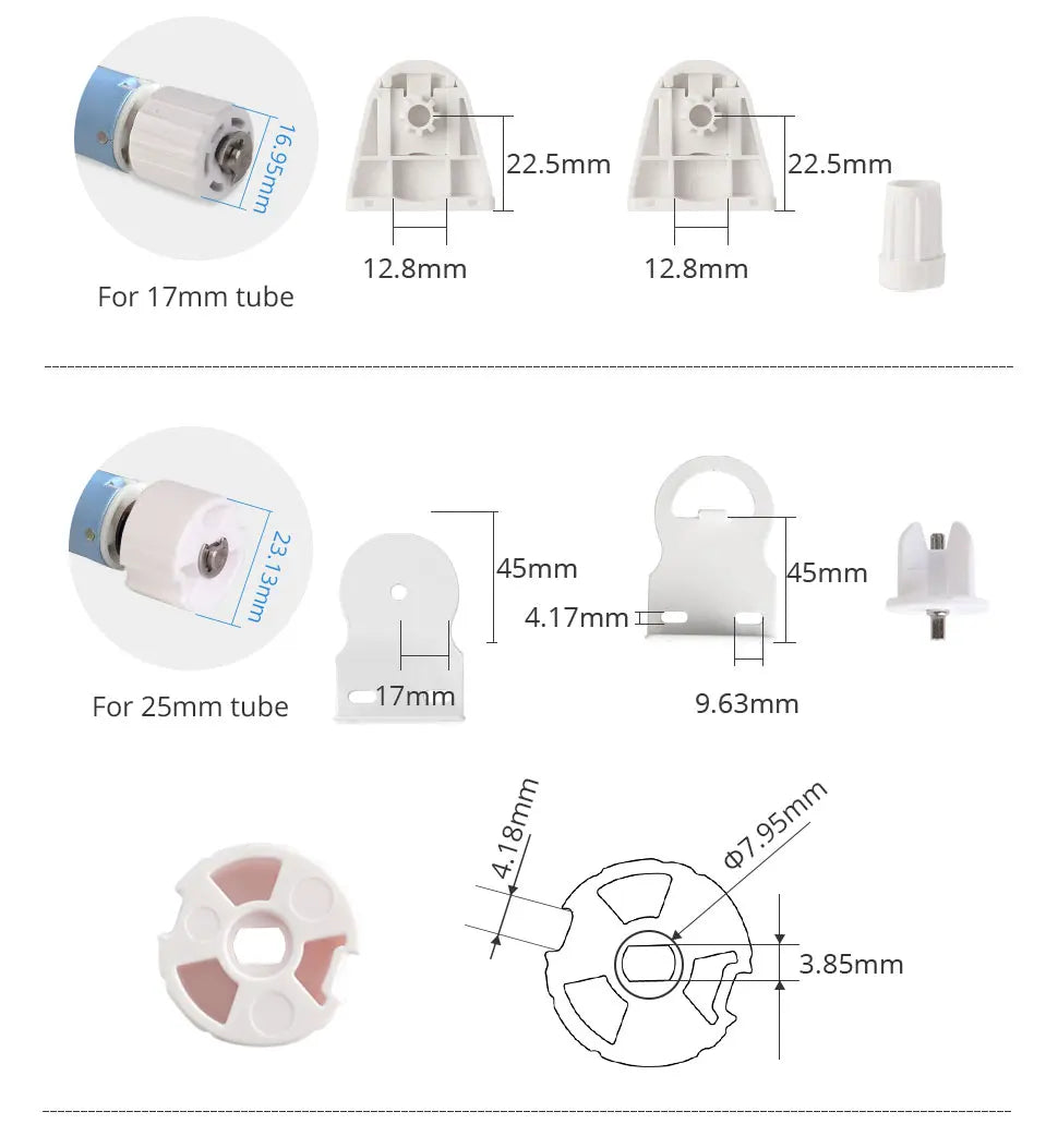 Zigbee Smart Roller Shade Motor
