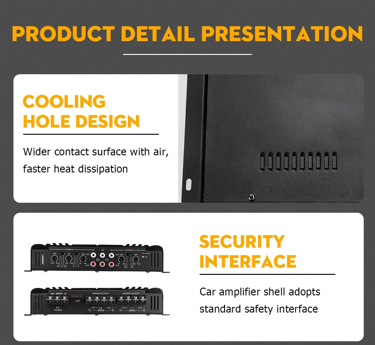 SK-790.4 4-Channel Car Amplifier