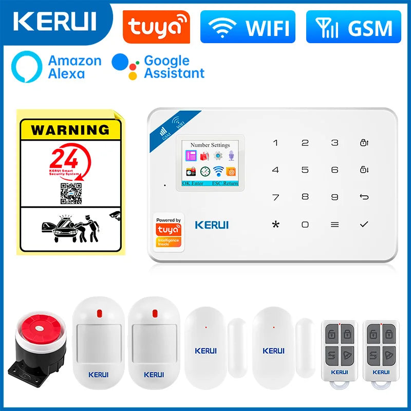 W181 Tuya Smart WiFi GSM Home Alarm