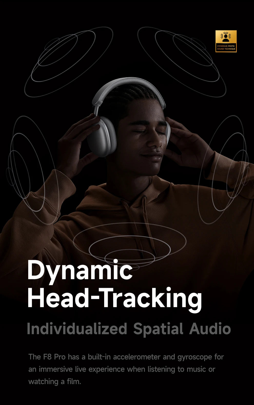 F8 Pro ANC Wireless Headphones