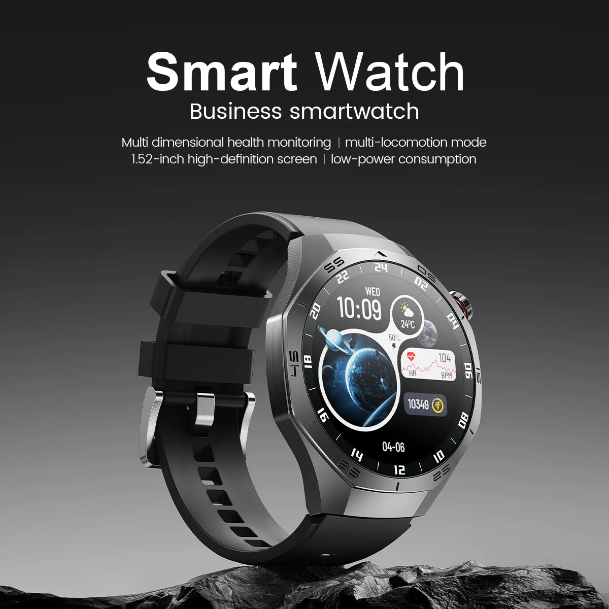 2025 Smartwatch with AMOLED Display, GPS & Bluetooth Calls