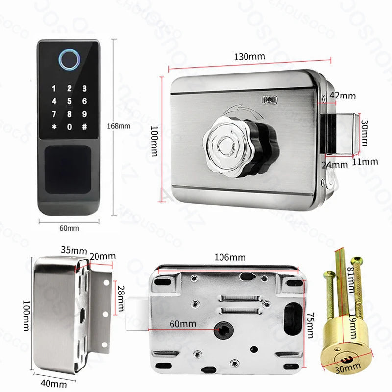 Tuya WiFi Fingerprint Smart Door Lock