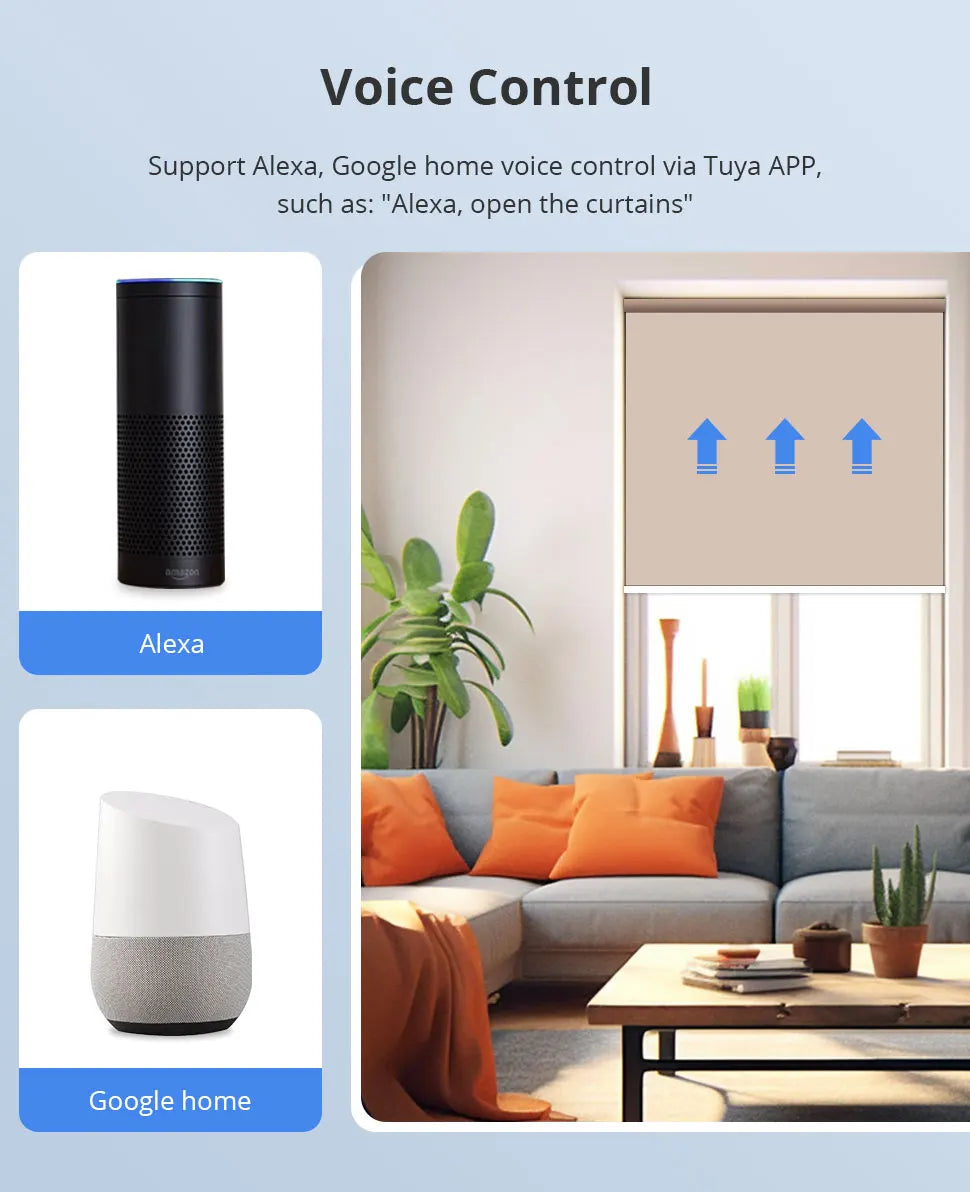 Zigbee Smart Roller Shade Motor