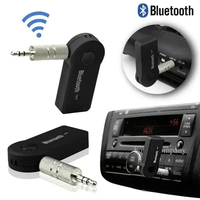Bluetooth 5.0 AUX Car Receiver with Hands-Free Audio Adapter
