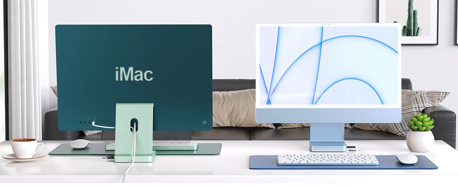 Minisopuru USB-C Hub for iMac 24" (2021–2024) with NVMe SSD Support