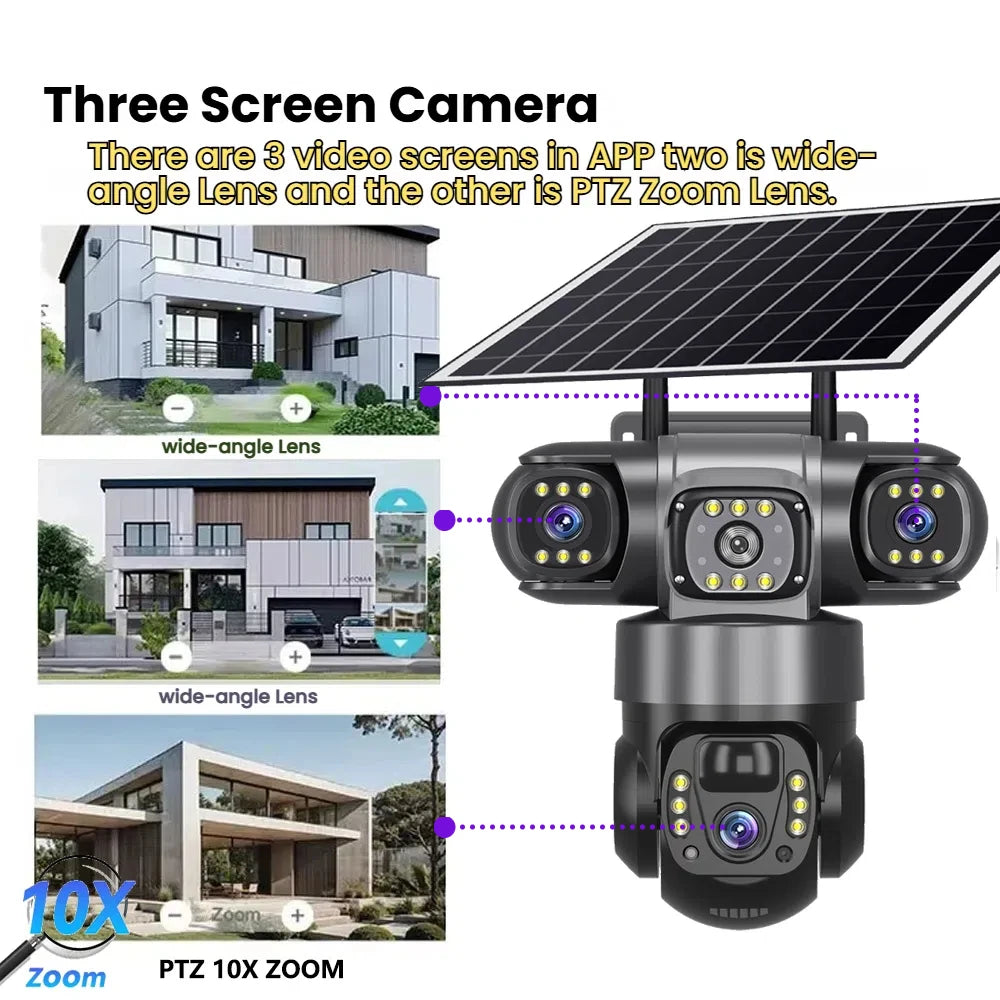 Solar 4G Outdoor Security Camera