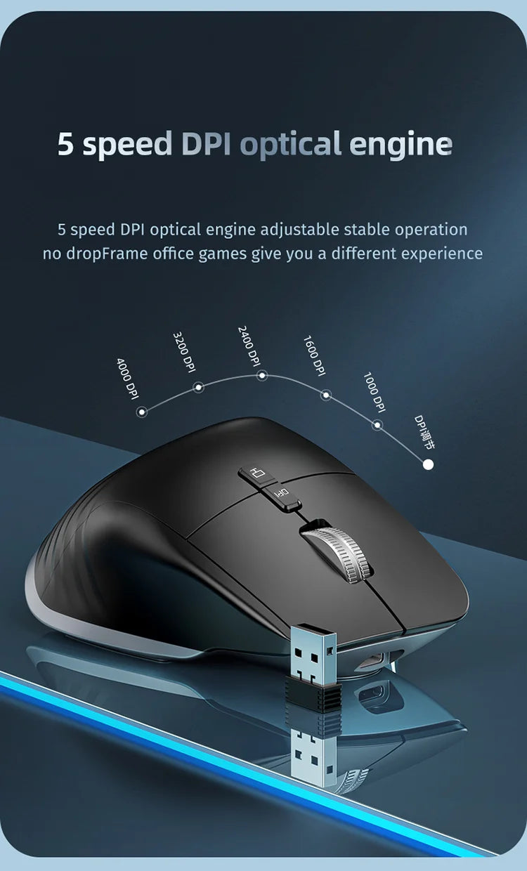 Multi-Device Wireless Bluetooth Mouse