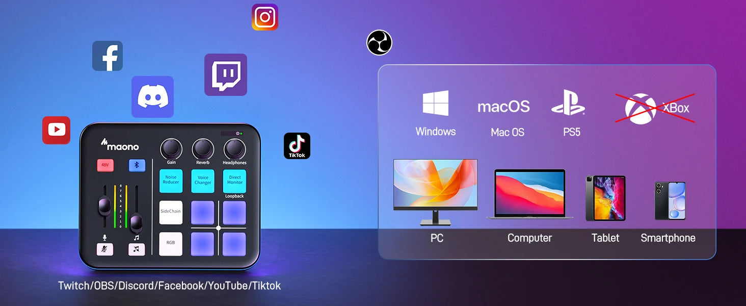 G1 NEO Gaming Audio Mixer