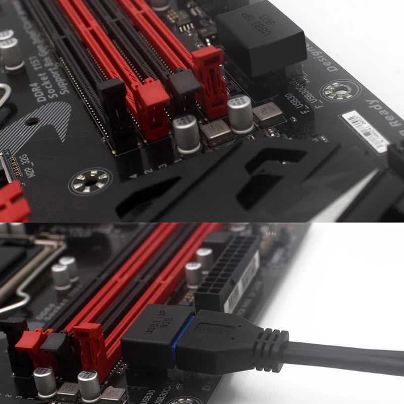 USB 3.0 19/20-Pin Motherboard Header Adapter