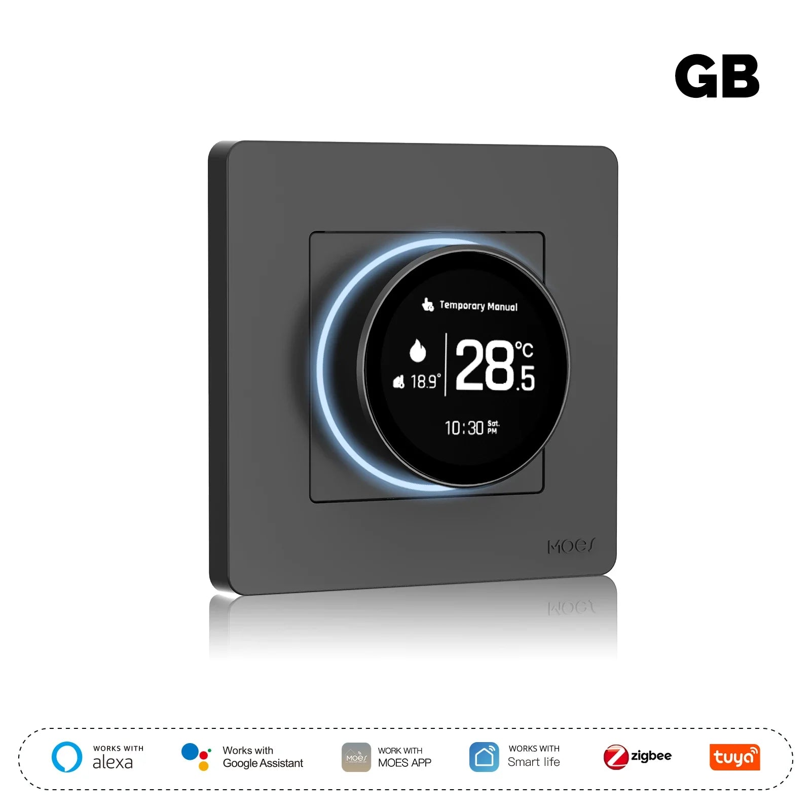 Tuya Zigbee Smart Knob Thermostat