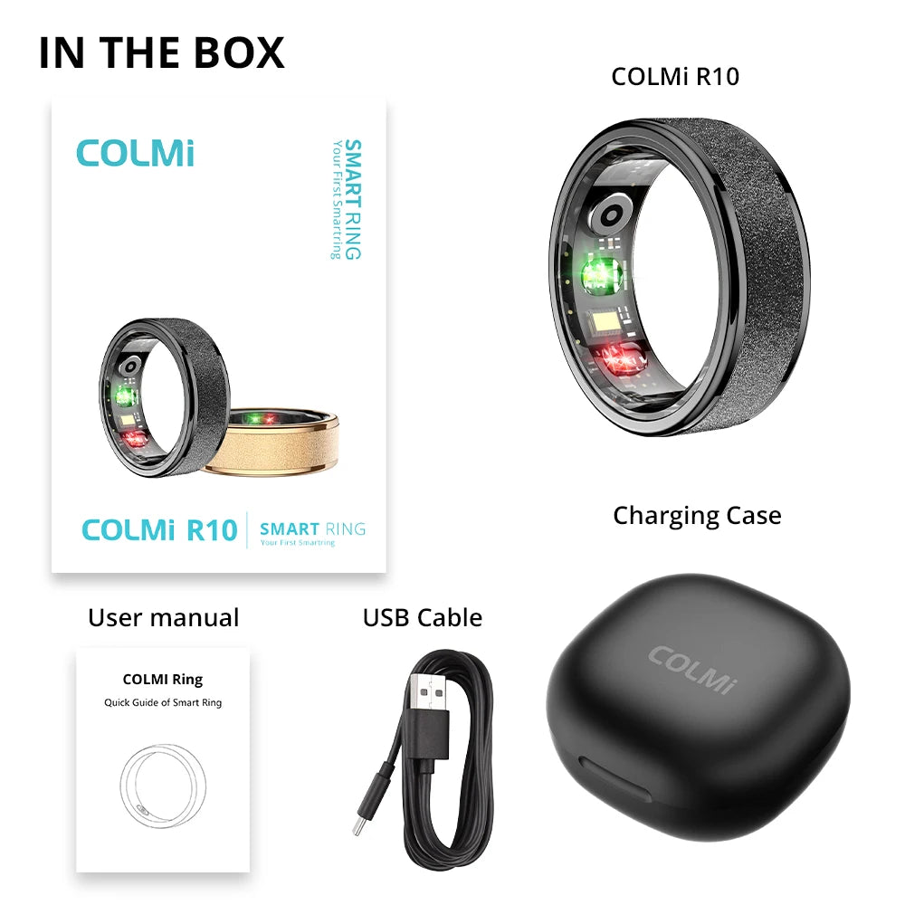 R10 Smart Ring with Charging Case