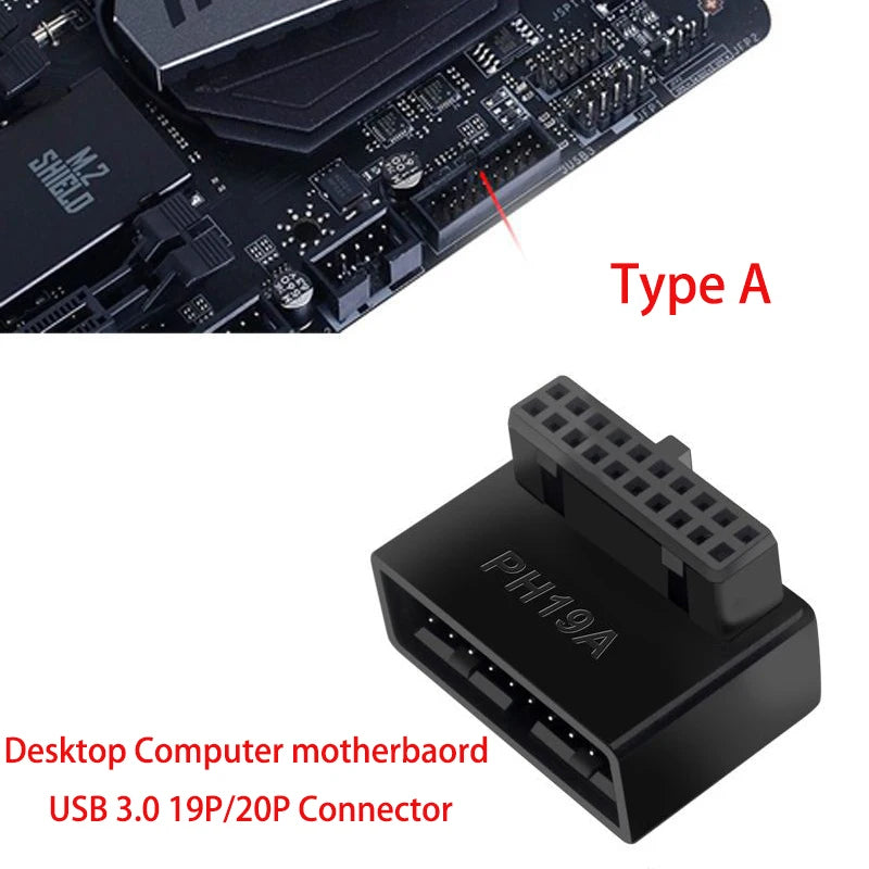 USB 3.0 19/20-Pin Motherboard Header Adapter