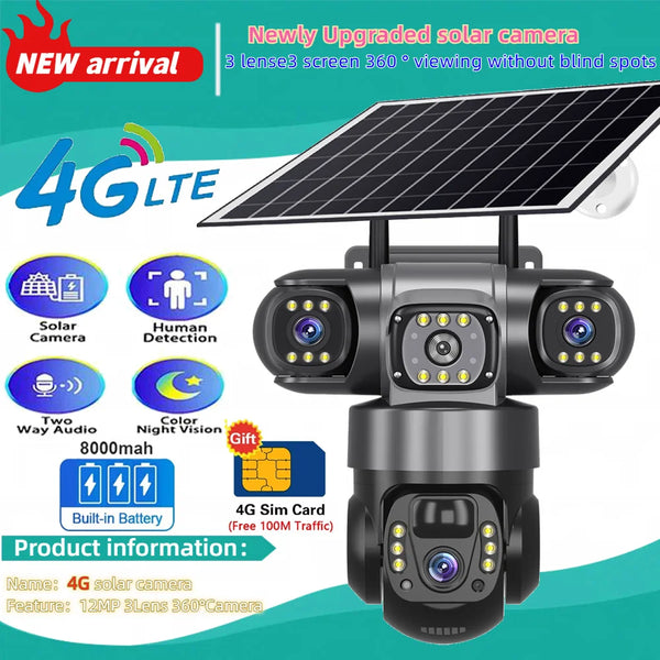 Solar 4G Outdoor Security Camera