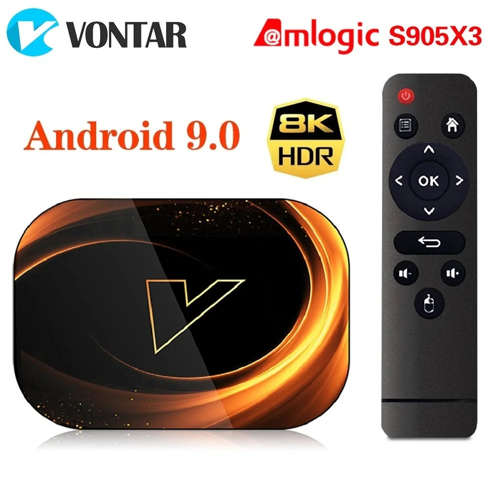 VONTAR X3 Android 9 TV Box 4GB 32GB 8K Media Player