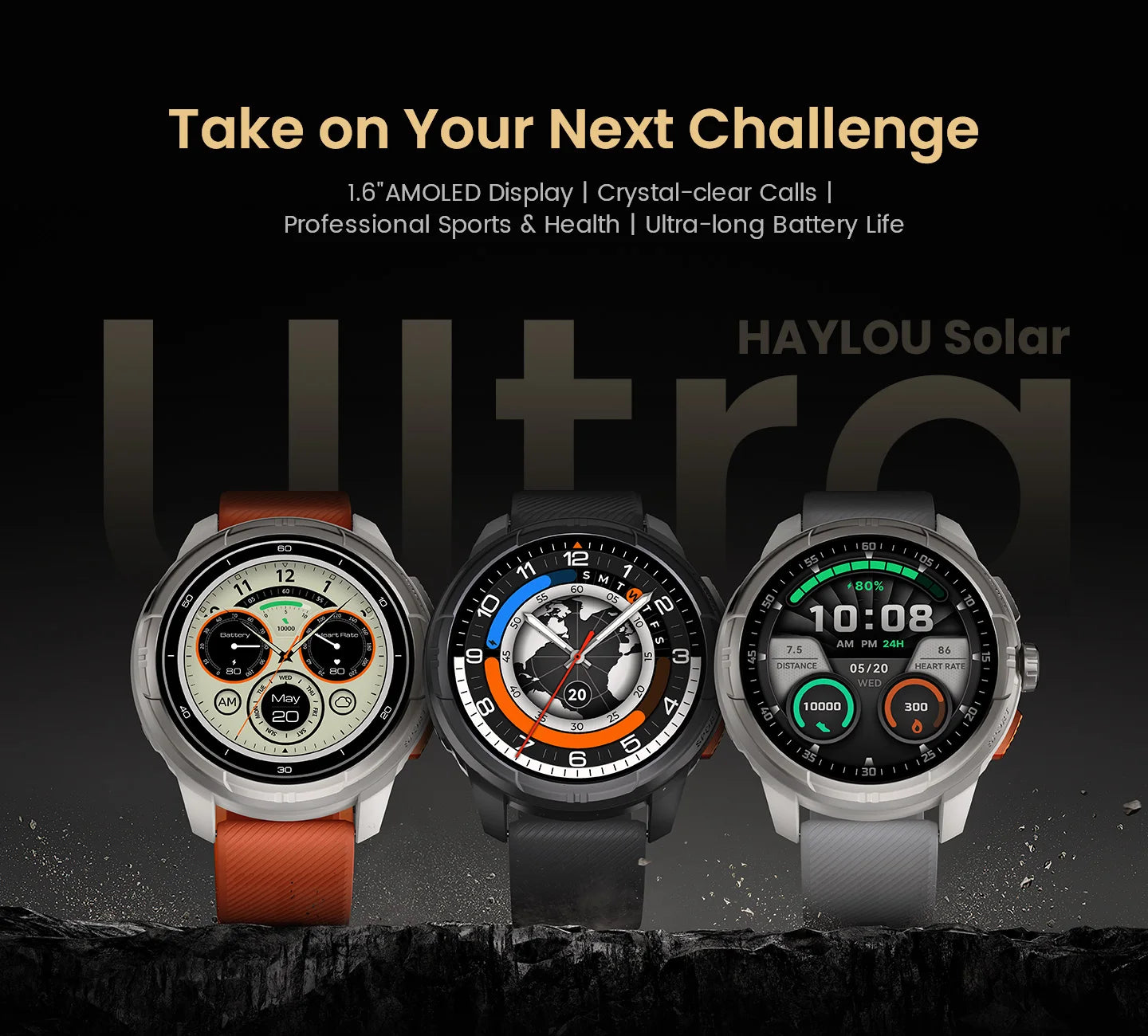 Solar Ultra GPS Smartwatch