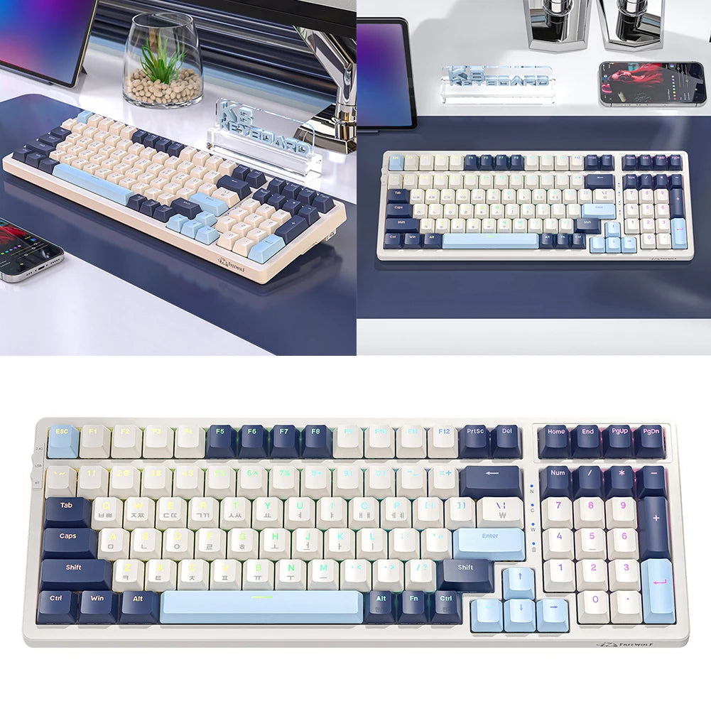 Wireless Mechanical Keyboard 100-Key