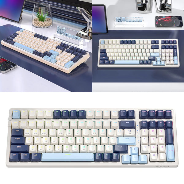 Wireless Mechanical Keyboard 100-Key