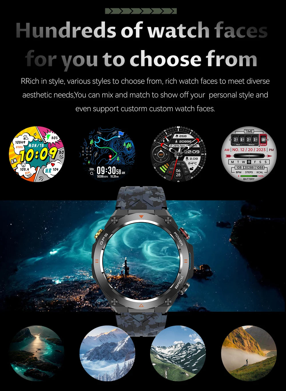 V75 GPS Smartwatch 2024