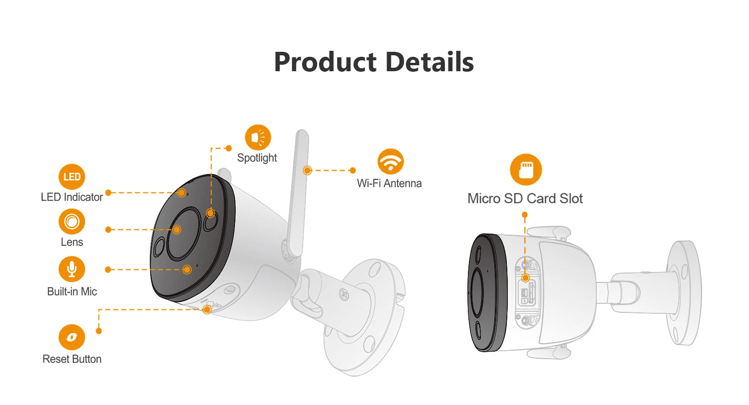 Bullet 2E 5MP Full-Color WiFi Camera