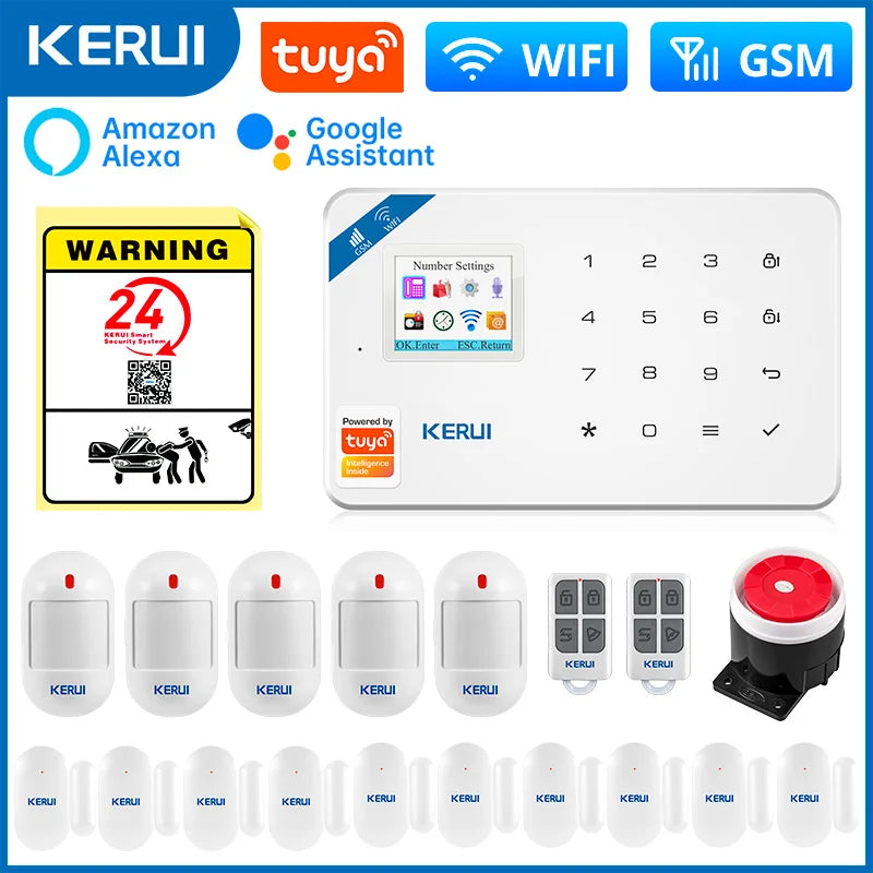 W181 Tuya Smart WiFi GSM Home Alarm