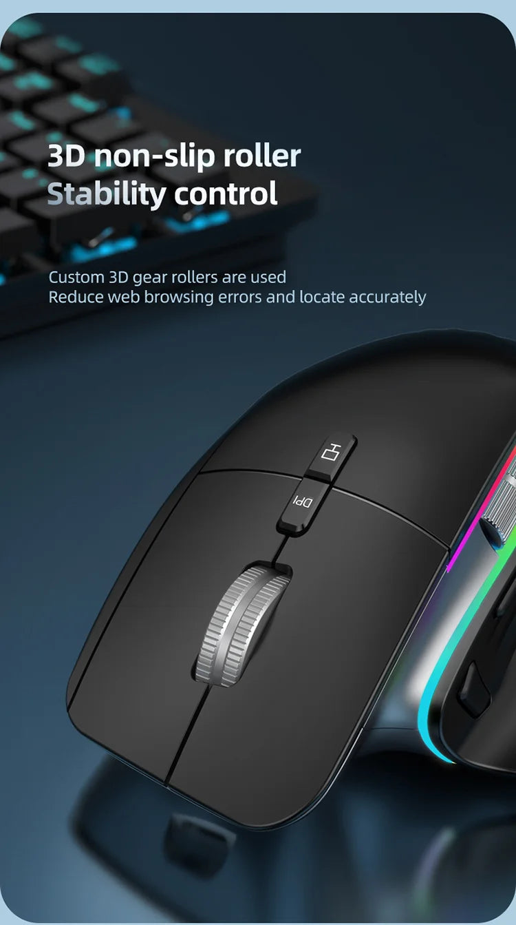 Multi-Device Wireless Bluetooth Mouse