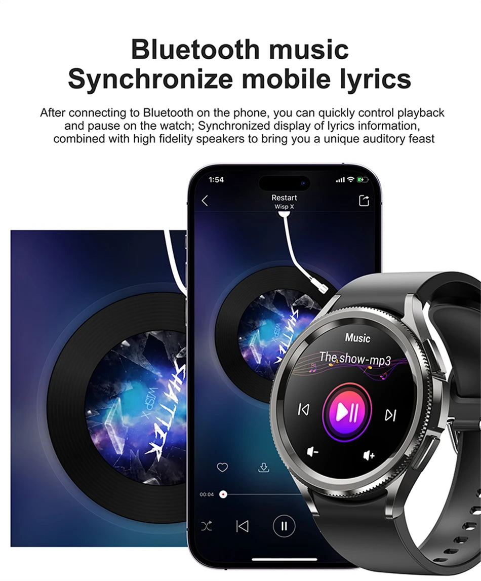 Smart Watch 6 Classic Bluetooth Call Fitness & Health Tracker