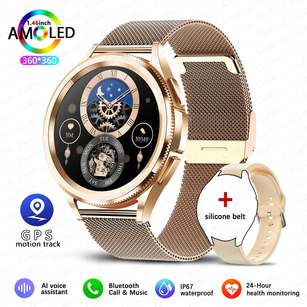 Smart Watch 6 Classic Bluetooth Call Fitness & Health Tracker
