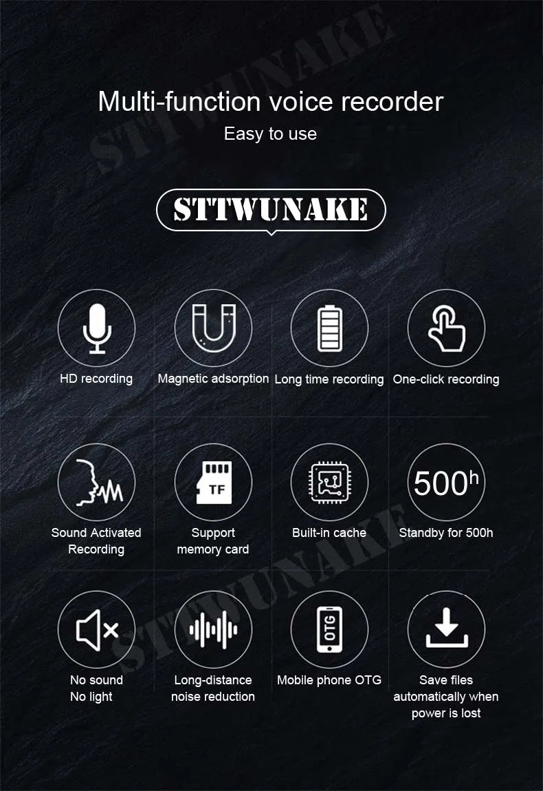 Mini Voice-Activated Digital Recorder
