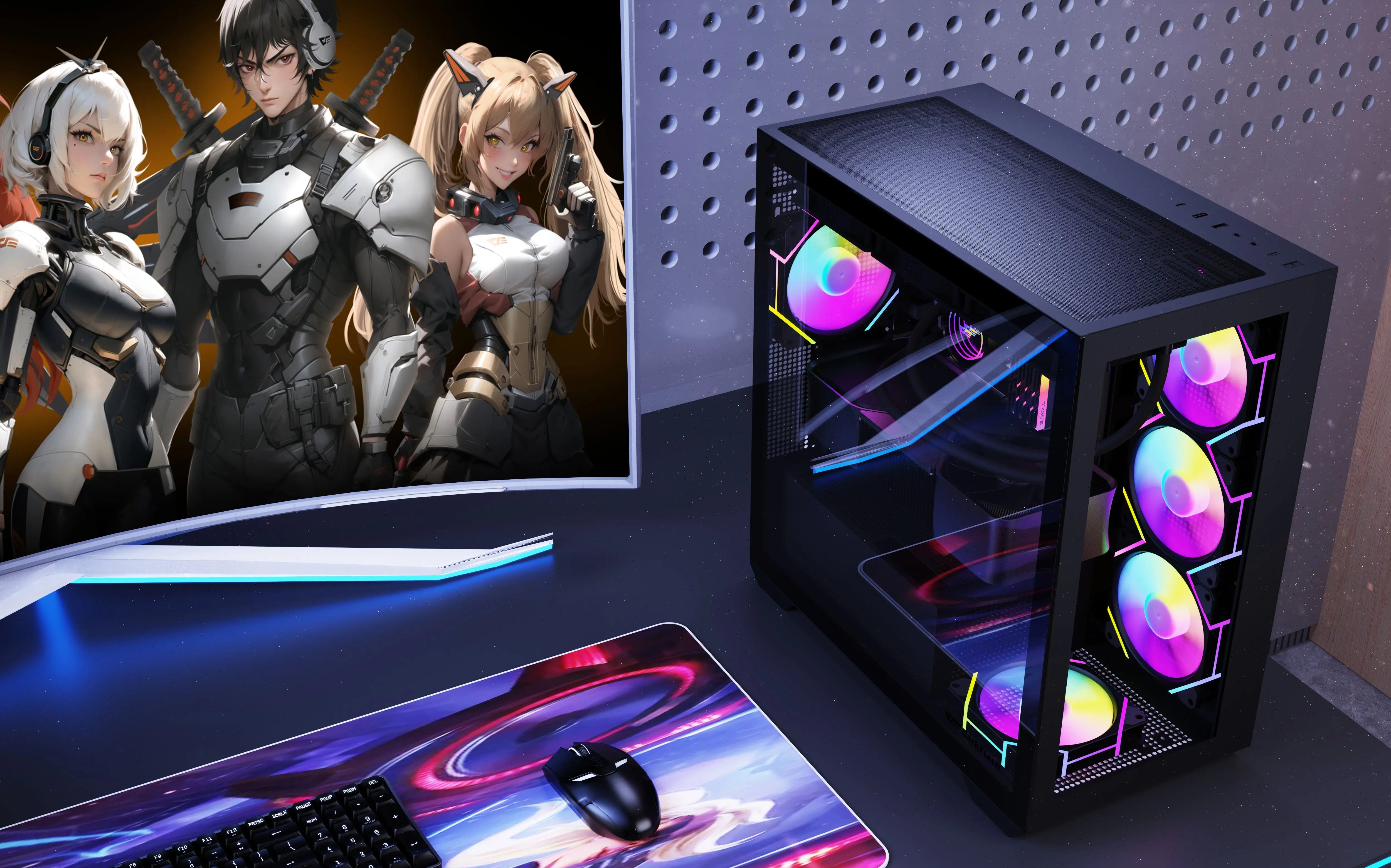 AM12 120mm ARGB PC Cooling Fan Kit