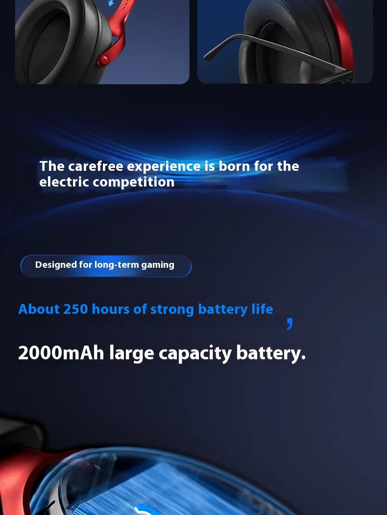 MCHOSE V9 Pro Tri-Mode Gaming Headphones with ANC