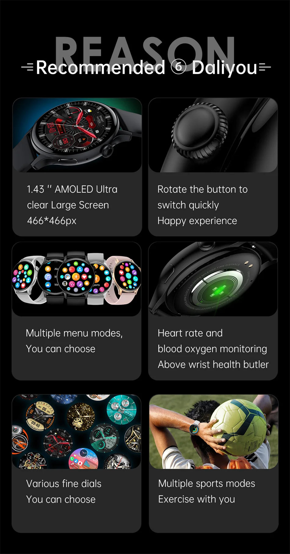 2024 GPS AMOLED Smartwatch for Women