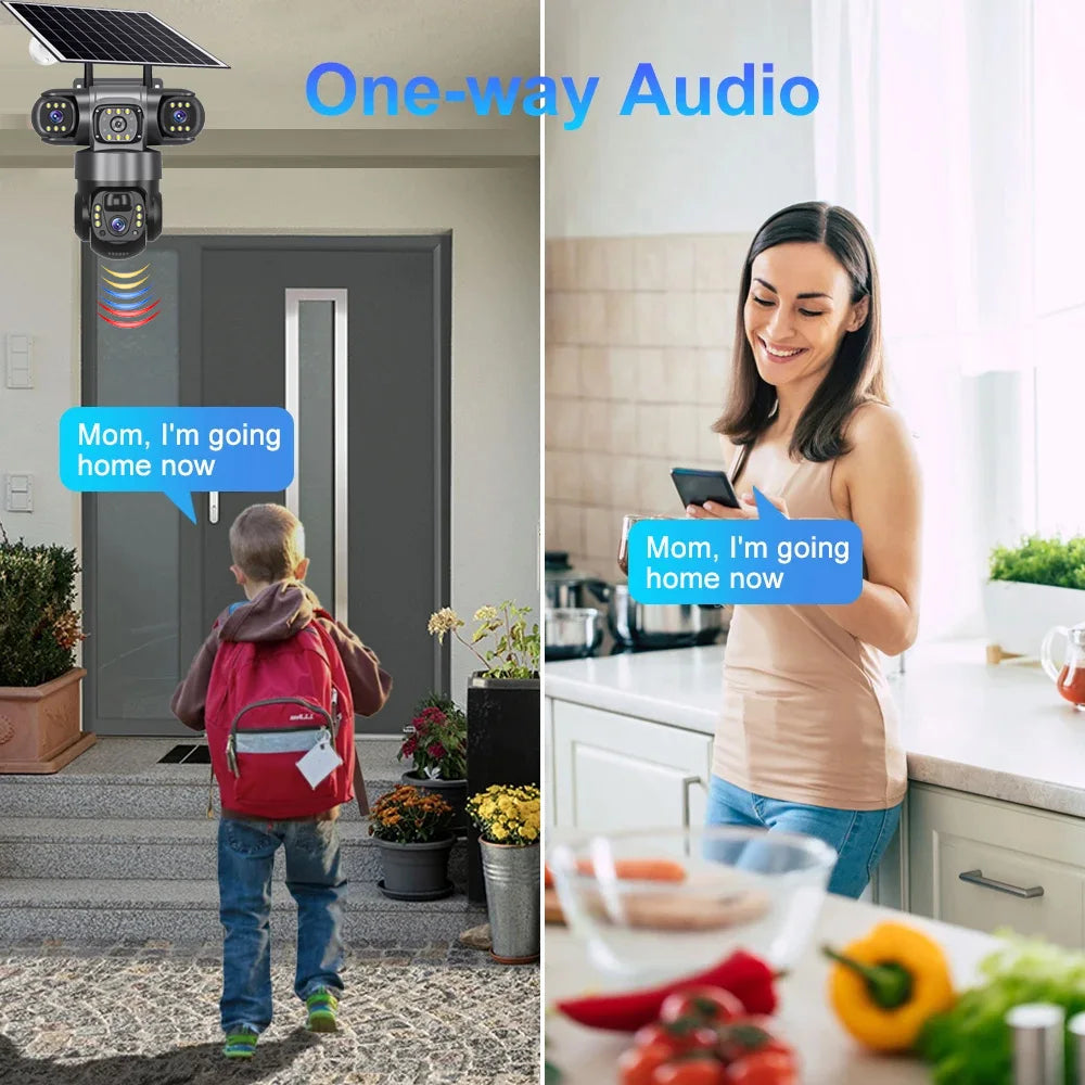 Solar 4G Outdoor Security Camera