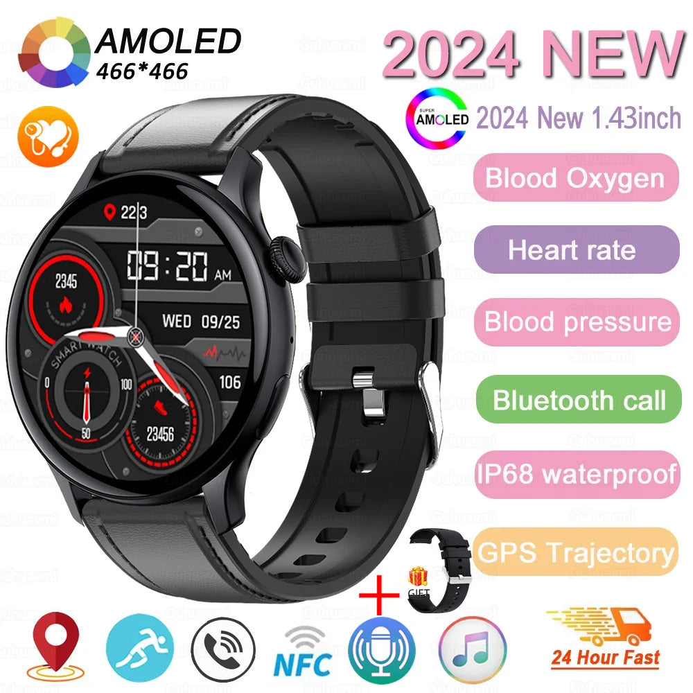 2024 GPS AMOLED Smartwatch for Women