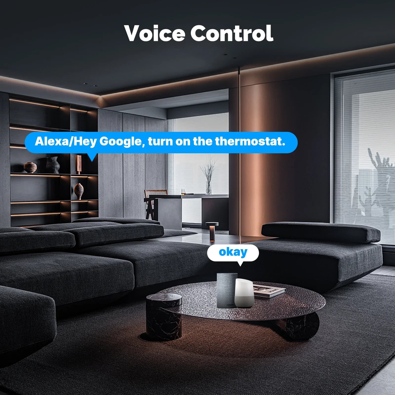 Tuya Zigbee Smart Knob Thermostat