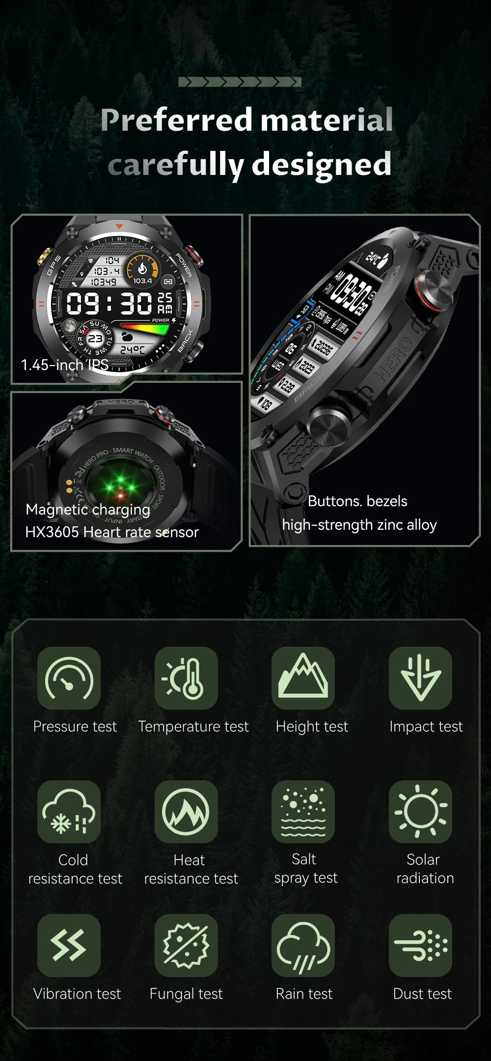 V75 GPS Smartwatch 2024