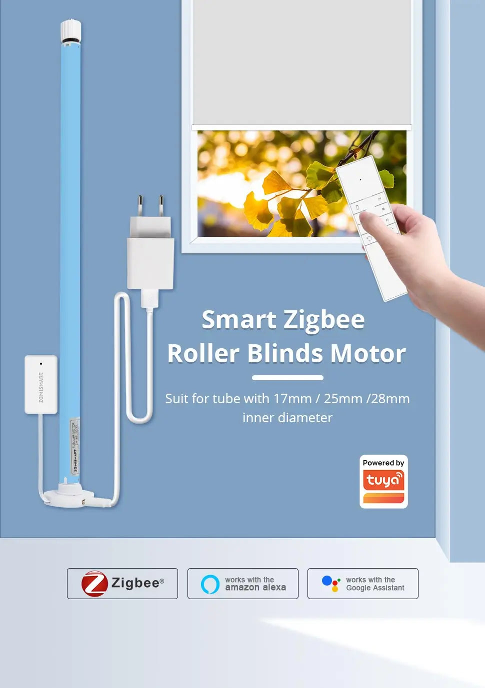 Zigbee Smart Roller Shade Motor