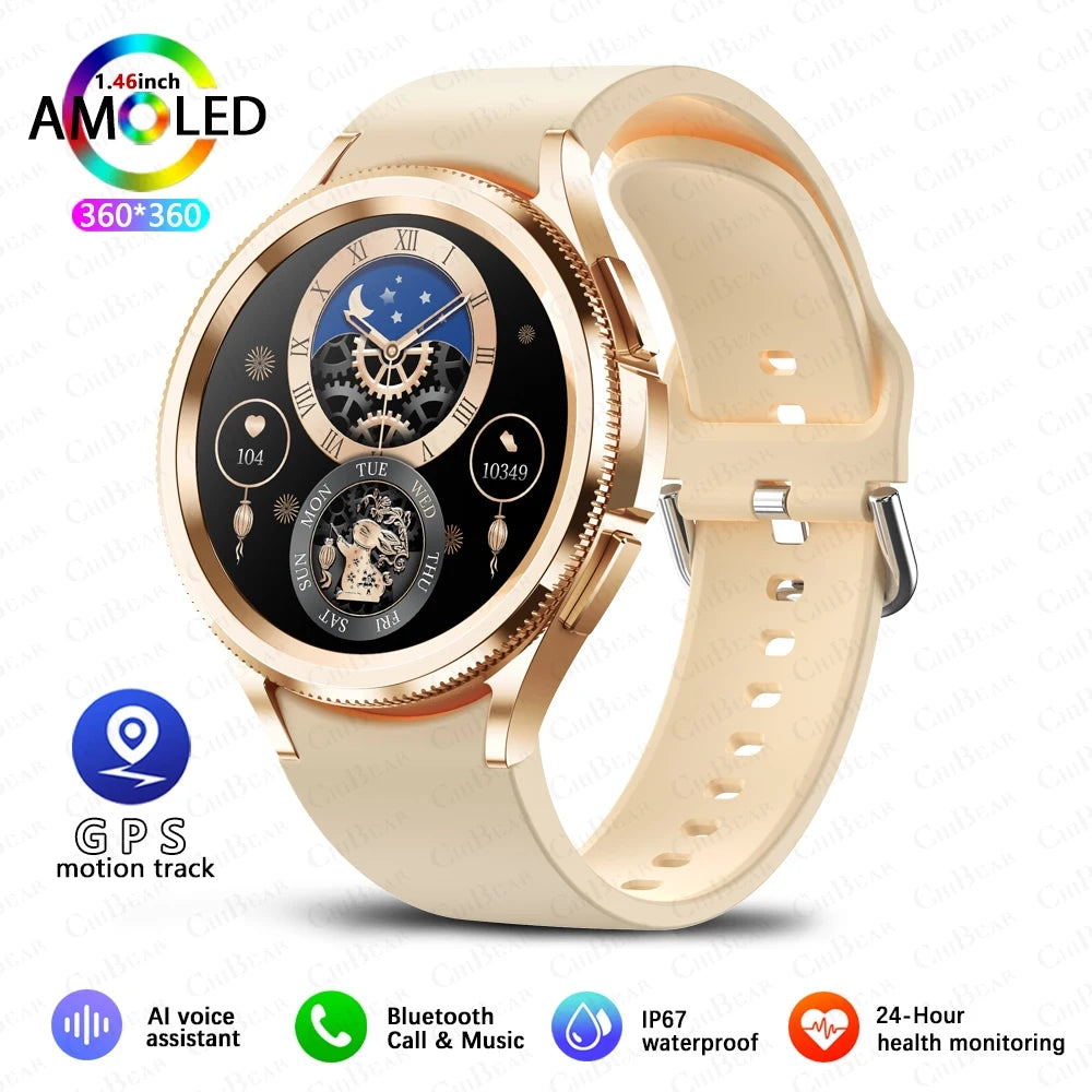 Smart Watch 6 Classic Bluetooth Call Fitness & Health Tracker