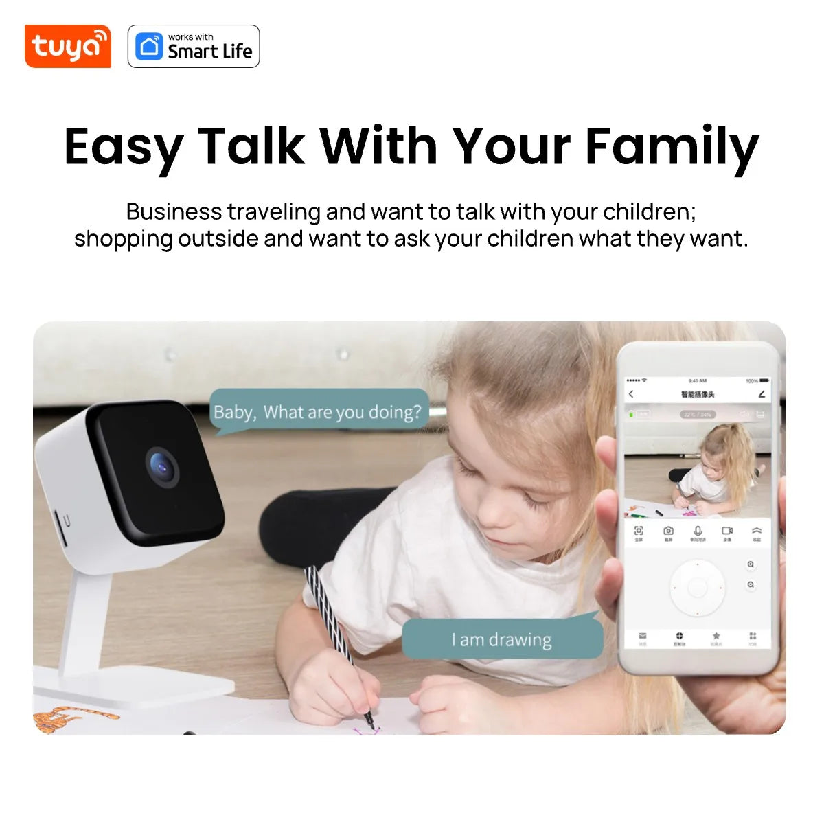 Tuya 1080p Wi-Fi Smart Security Camera
