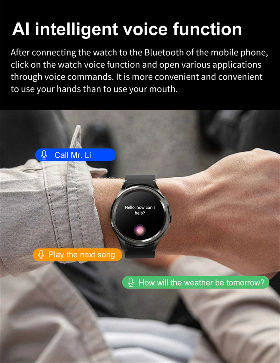 Smart Watch 6 Classic Bluetooth Call Fitness & Health Tracker