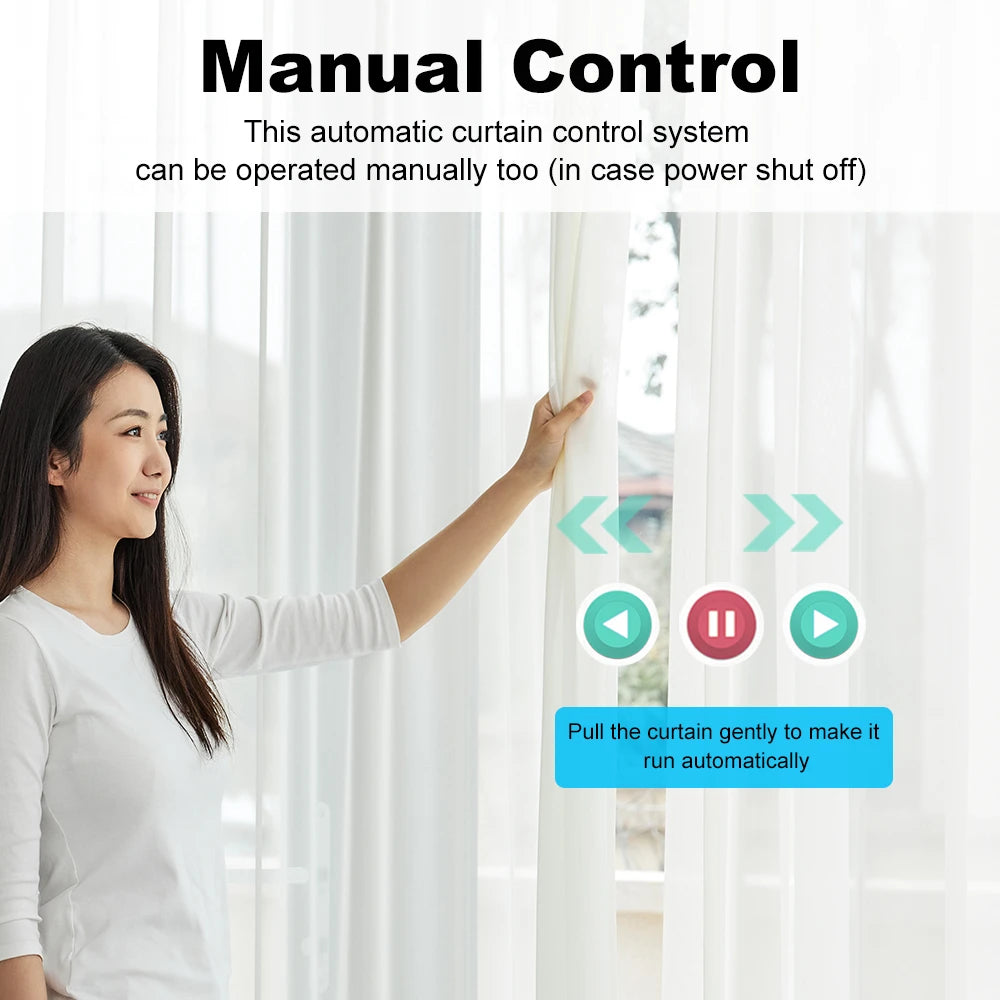 Tuya Smart Zigbee/WiFi Curtain Motor