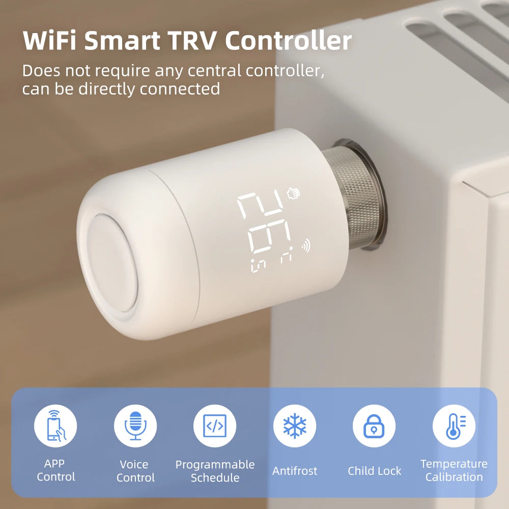 Tuya WiFi TRV Radiator Valve