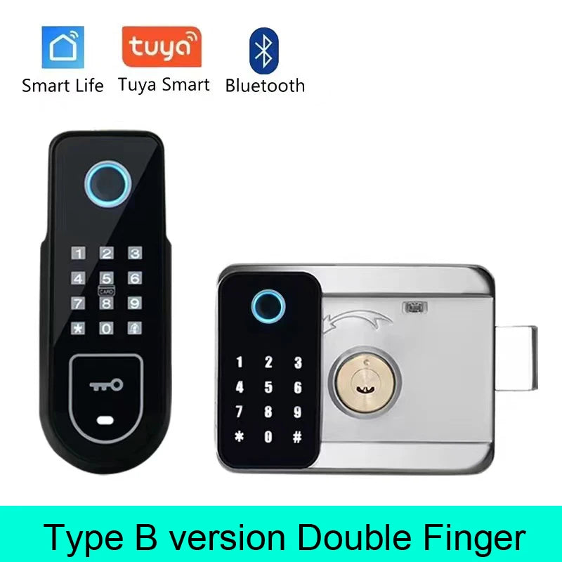 Bluetooth Tuya Smart Fingerprint Door Lock