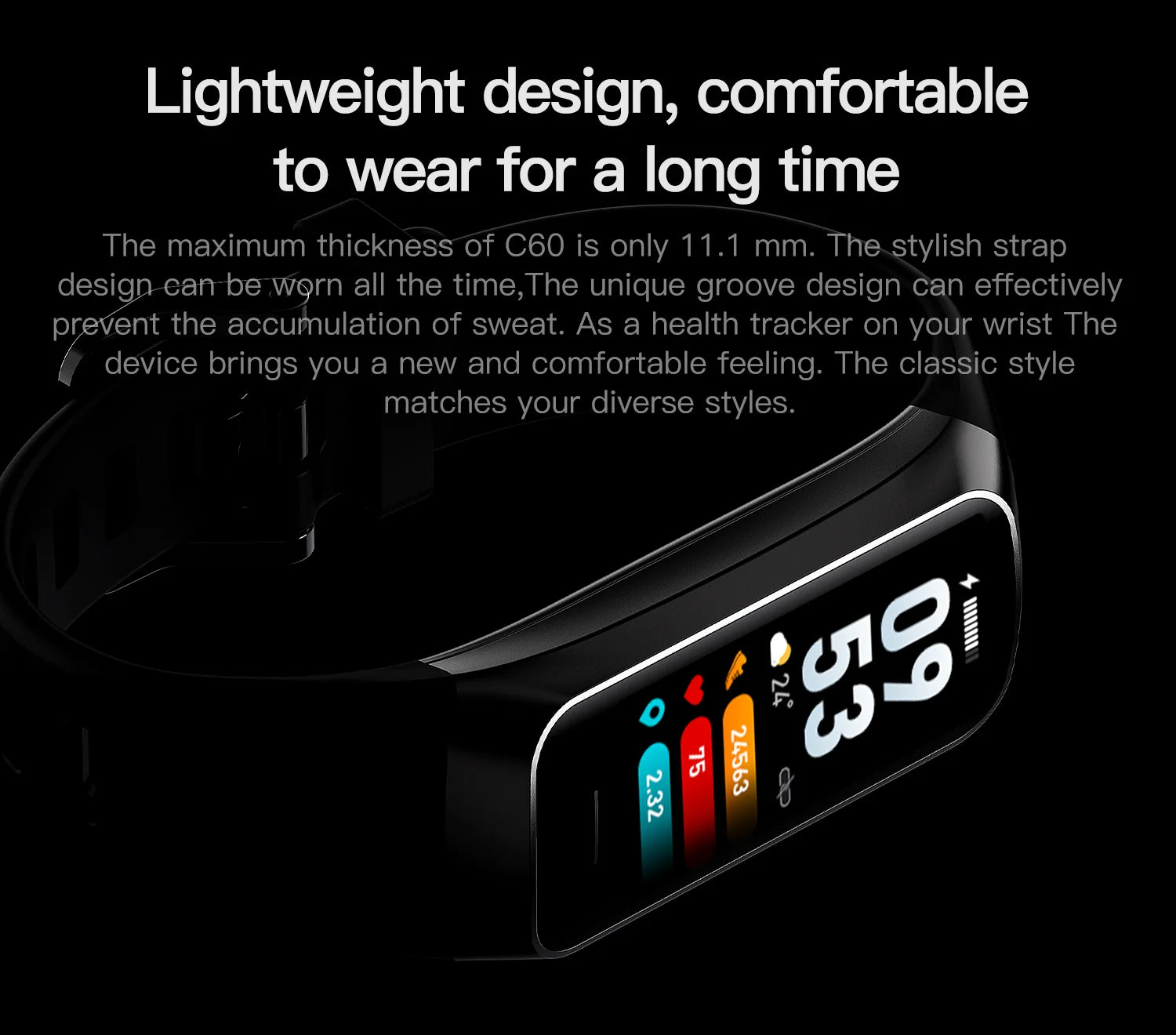 AMOLED Smart Fitness Bracelet