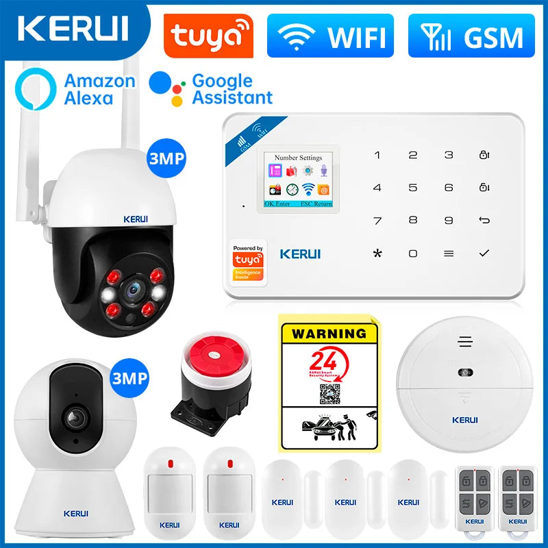 W181 Tuya Smart WiFi GSM Home Alarm