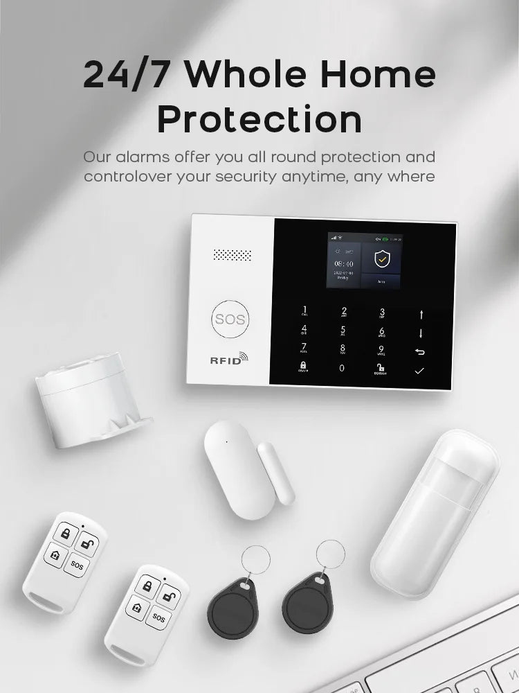Tuya Smart GSM WiFi Home Alarm